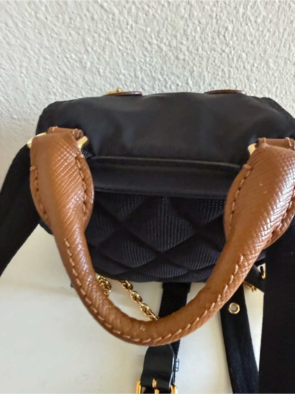 Burberry chic backpack
